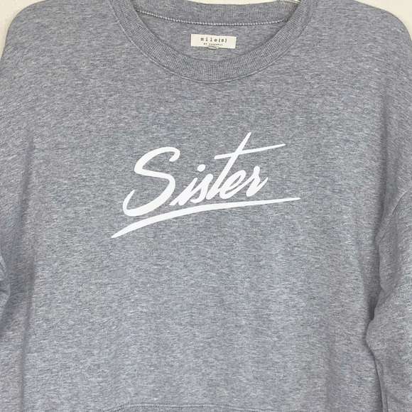 Mile (s) By Madewell Cropped Pullover Sweatshirt - Picture 4 of 10